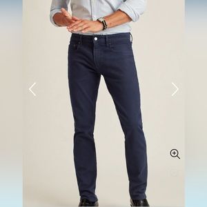 Bonobos Extra Stretch Travel Jeans in Anchorage Dark Navy 35"x 34" NWT